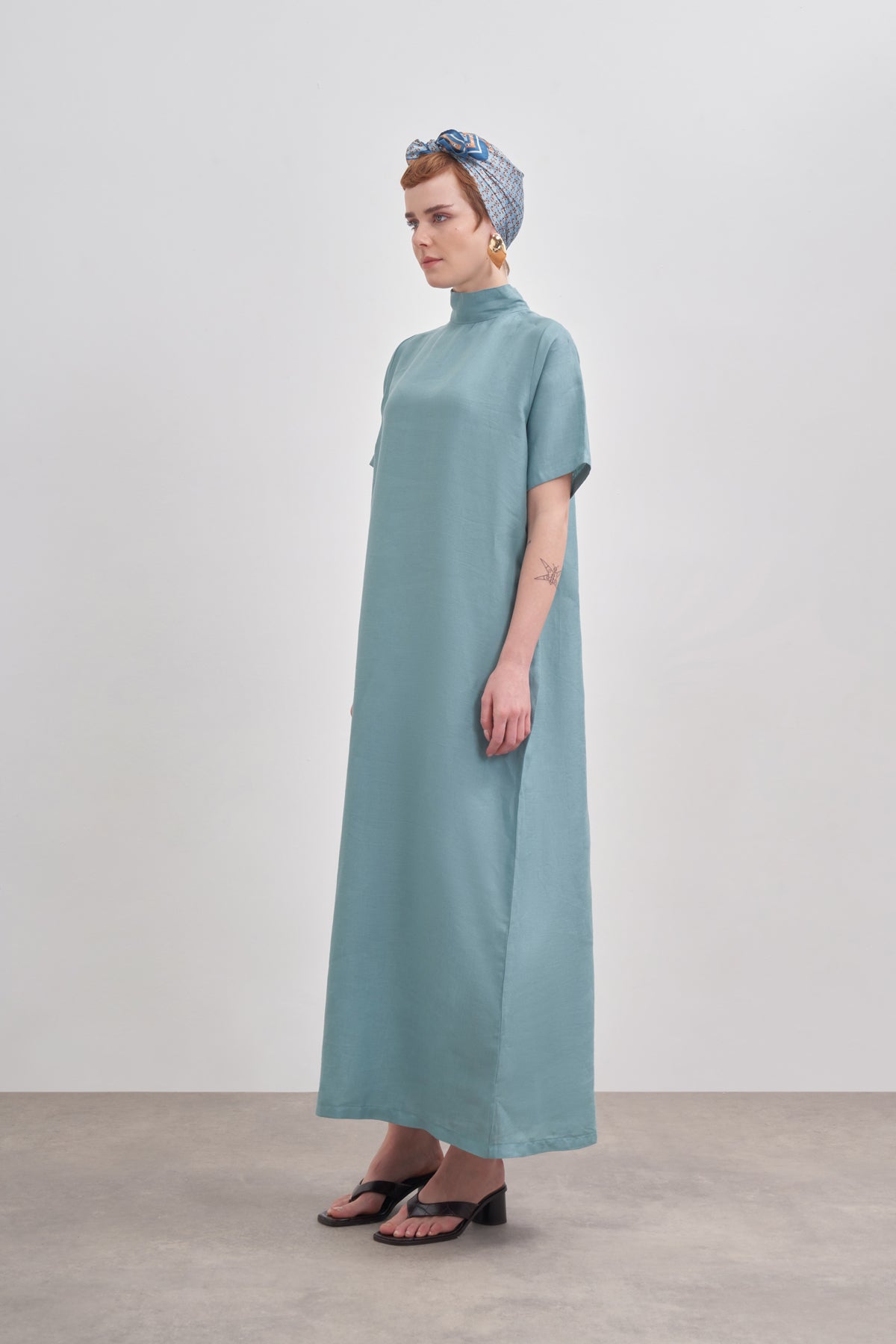 RAW LINEN 2-PIECE SET - MINT GREEN